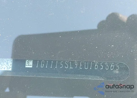 2014 Chevrolet Impala 1Lt from USA, damaged, VIN 1G1115SL9EU165365